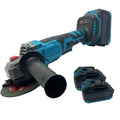 21V dual-battery corneal cutting machine with 2 grinding discs, 2 cutting discs and saw blades