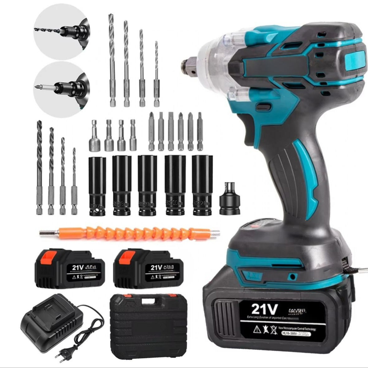 The new generation Dual-battery brushless high-torque electric impact wrench
