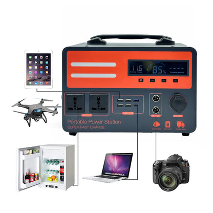 700W 1.5-degree type / 600W-H outdoor portable power 220V lithium iron phosphate battery