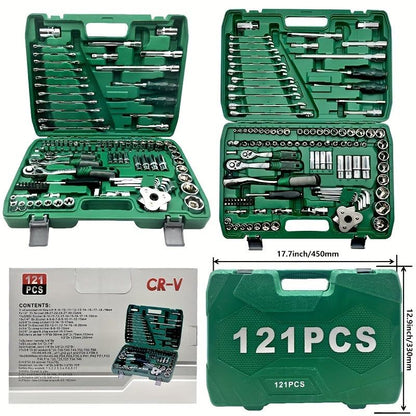 121 pieces auto repair tool set