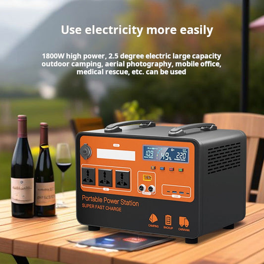 1080Wh supports appliances within 1200W  Outdoor portable power