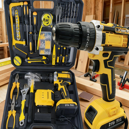 118-piece luxury electric drill set