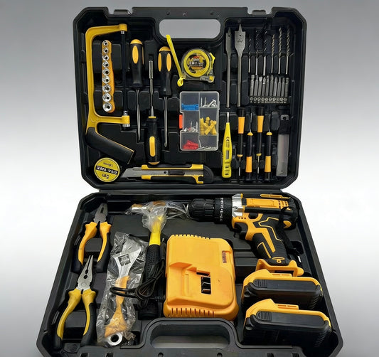 118-piece luxury electric drill set
