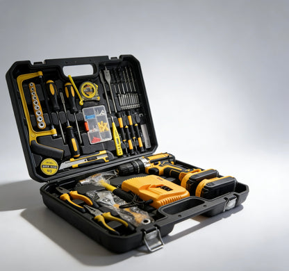 118-piece luxury electric drill set