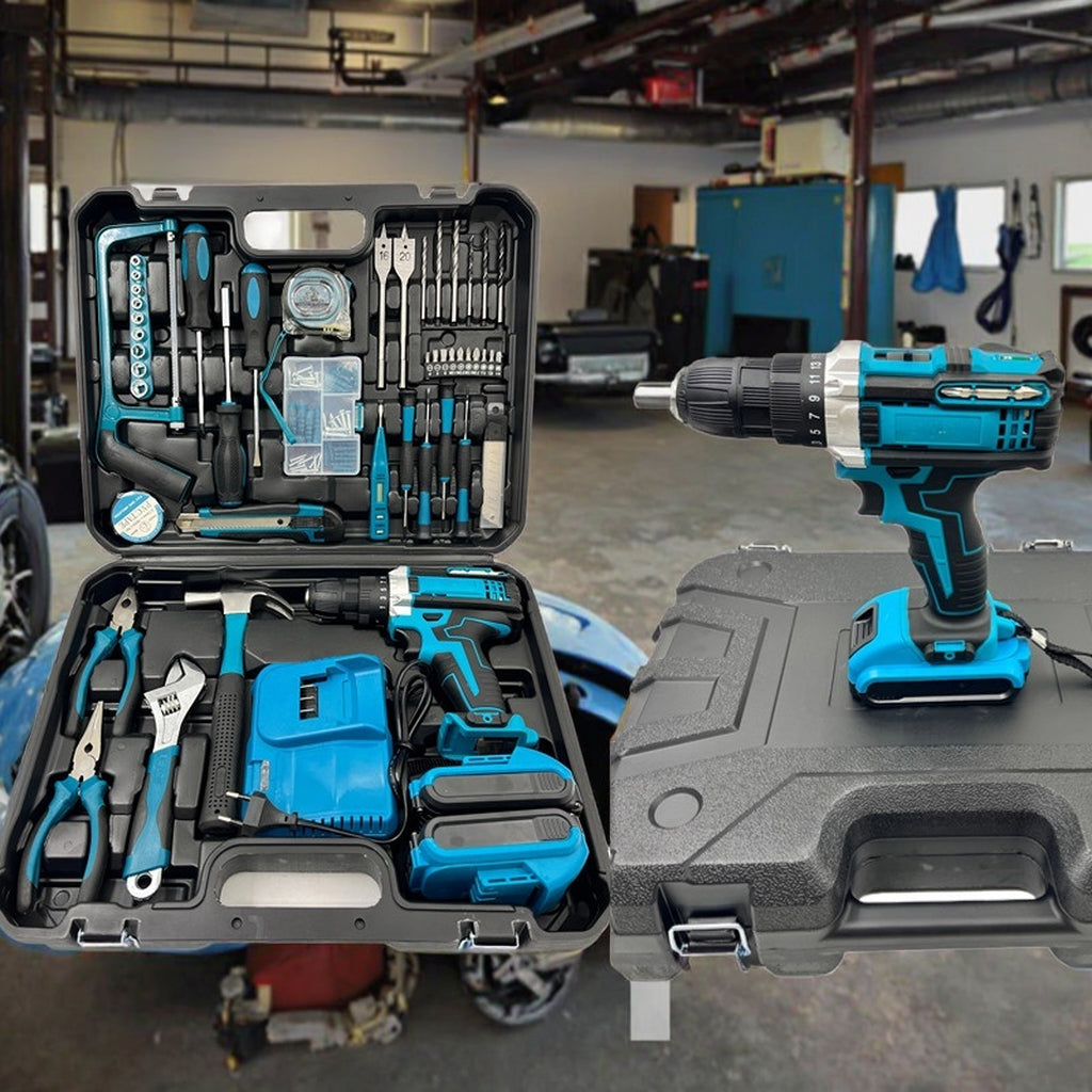 118-piece luxury electric drill set