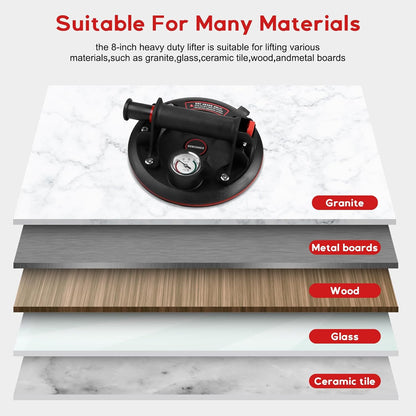 8-inch 2-piece vacuum suction cup set