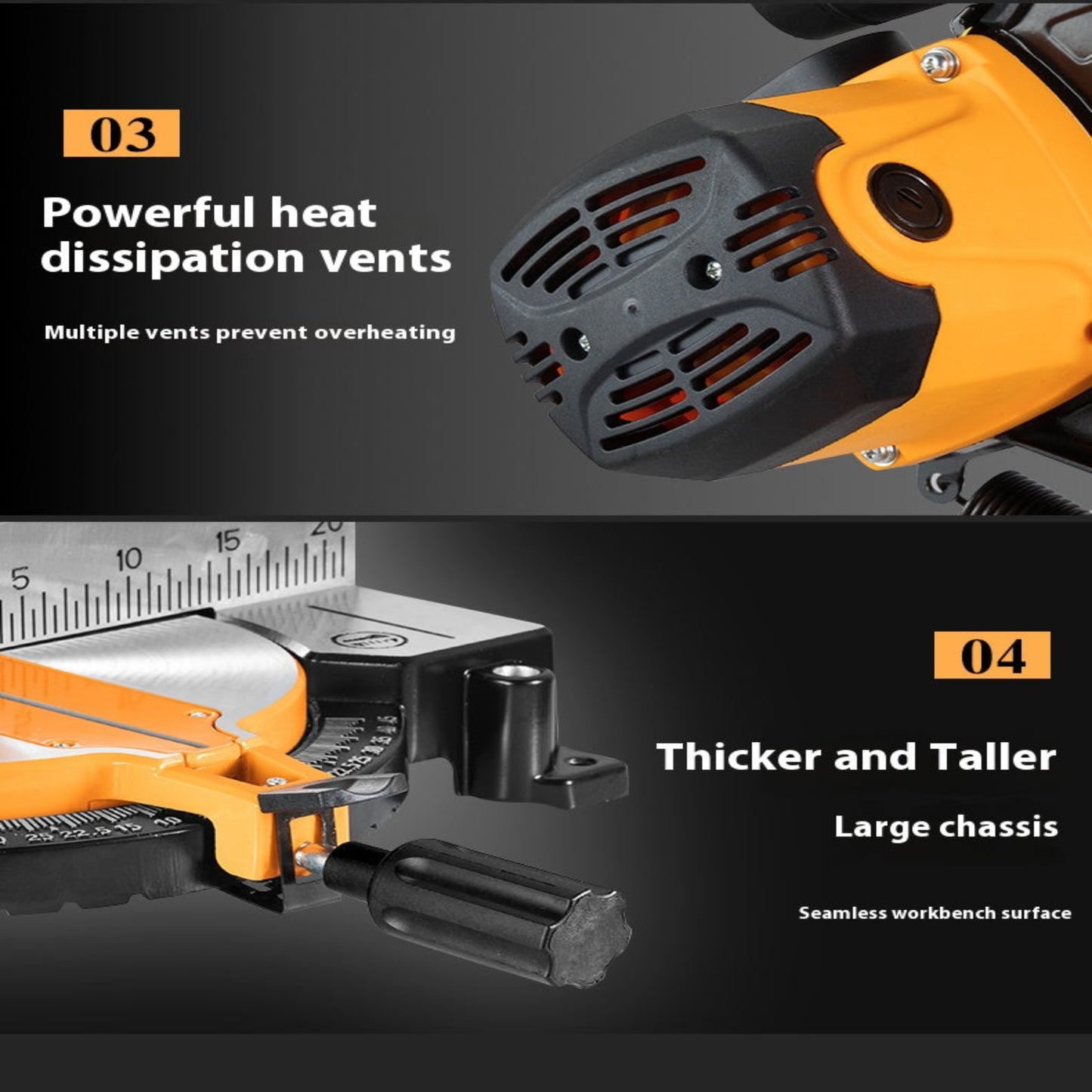 10-inch multi-function cutting machine for aluminum and wood