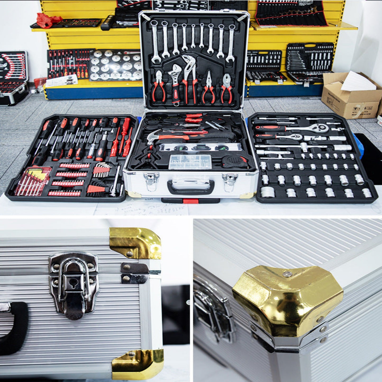 187-piece pull rod tool box set