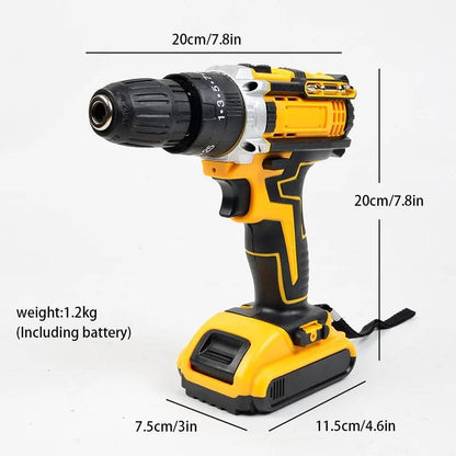 118-piece luxury electric drill set