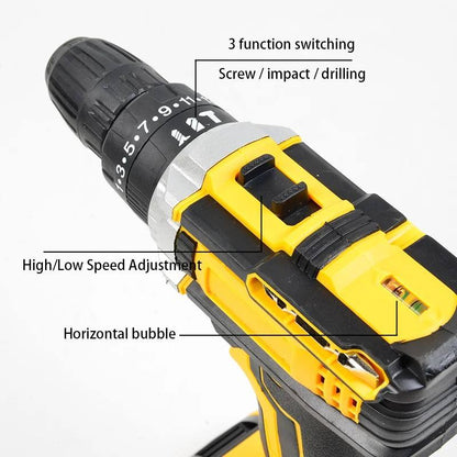 118-piece luxury electric drill set