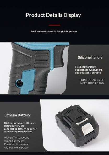 3-in-1 Multifunctional Brushless Rotary Hammer (Impact Drill/Hit Pick/Hammer)