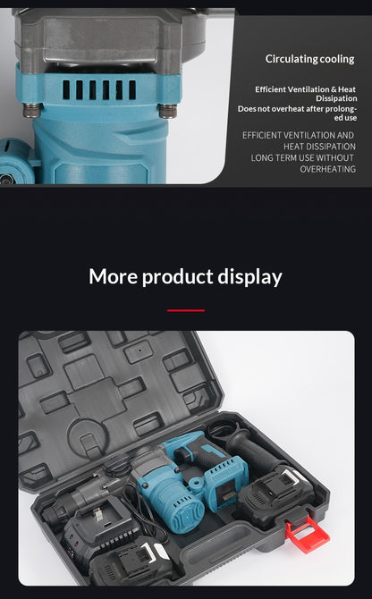 3-in-1 Multifunctional Brushless Rotary Hammer (Impact Drill/Hit Pick/Hammer)