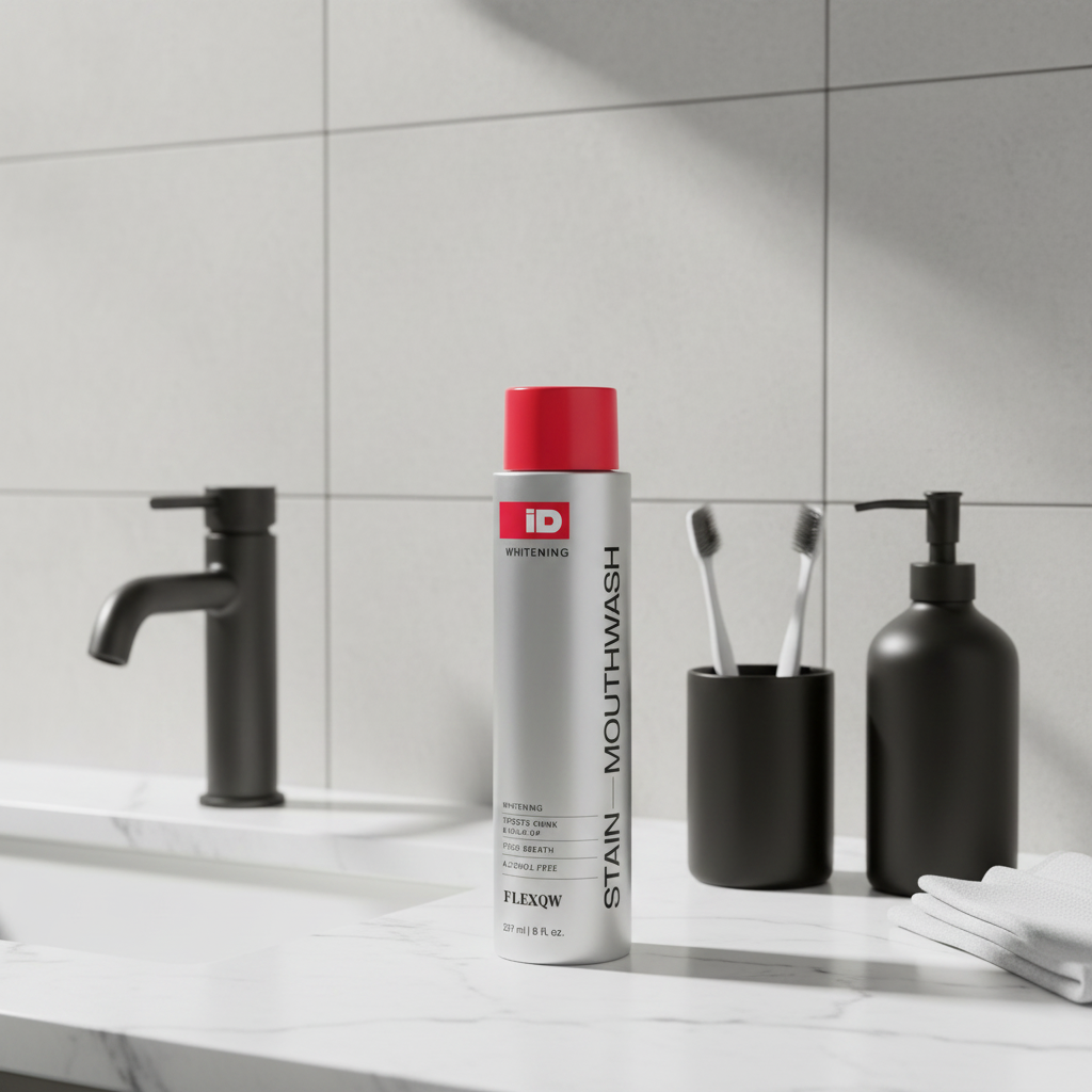 🔥Whitening mouthwash, alcohol-free, stain-removing, and provides fresh breath all day.